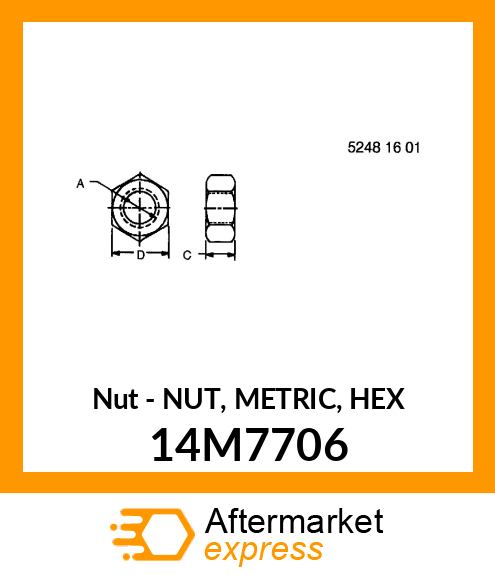 Nut 14M7706