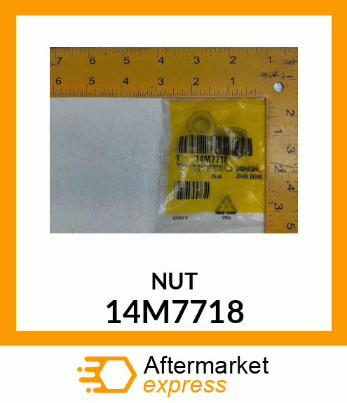 NUT, METRIC, HEX PREVAILING TORQUE 14M7718