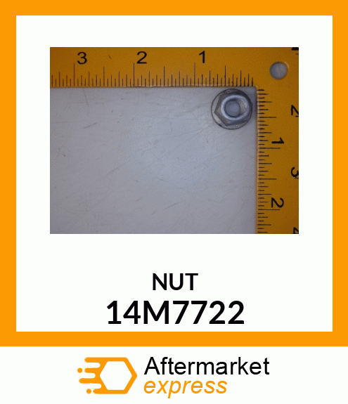 NUT, METRIC, HEX FL, SELF LOCKING 14M7722