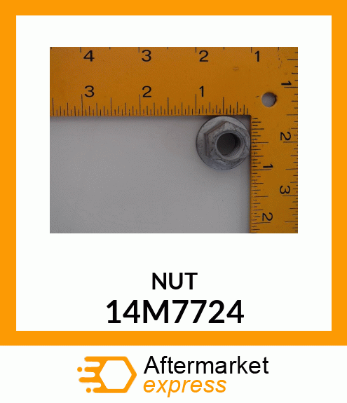 NUT, METRIC, HEX FL, SELF LOCKING 14M7724