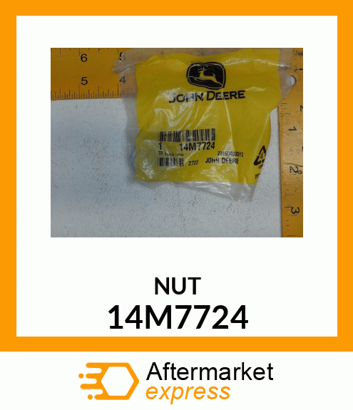 NUT, METRIC, HEX FL, SELF LOCKING 14M7724