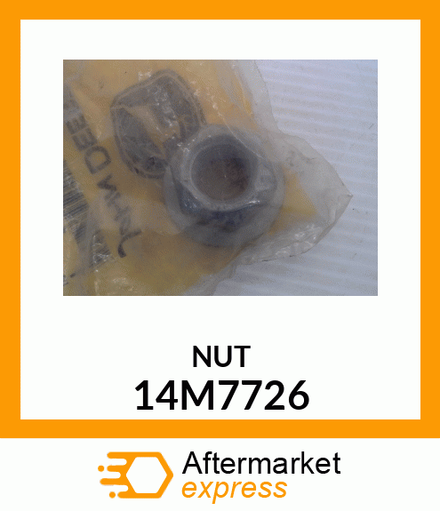 NUT, METRIC, HEX FL, SELF LOCKING 14M7726