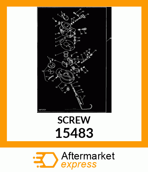 SCREW, THROTTLE DRIVE 15483