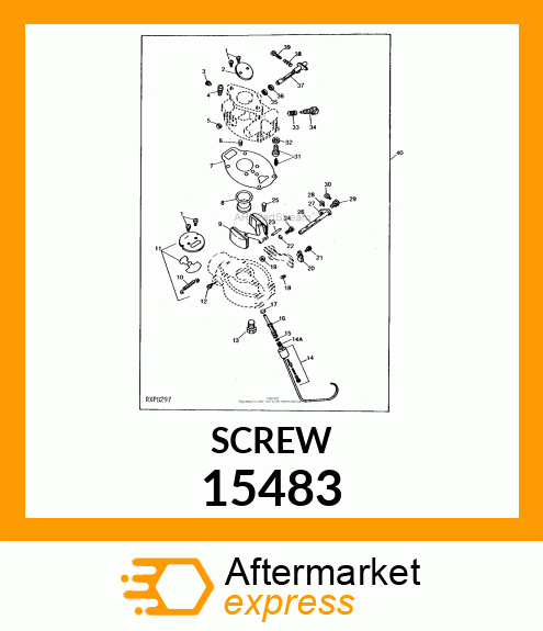 SCREW, THROTTLE DRIVE 15483