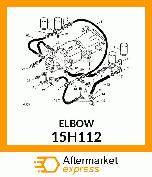 FITTING, FEMALE 90 DEGREE PIPE 15H112