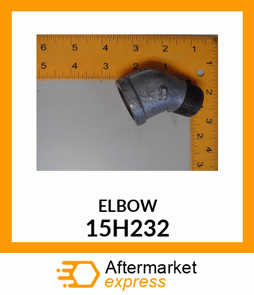 FITTING, 45 DEGREE STREET ELBOW 15H232