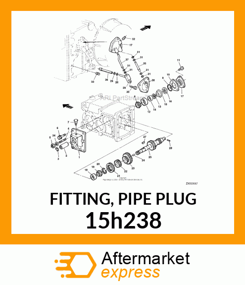 FITTING, PIPE PLUG 15h238