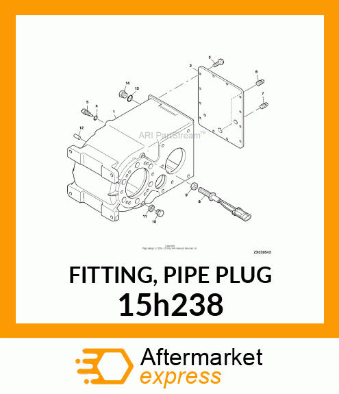 FITTING, PIPE PLUG 15h238