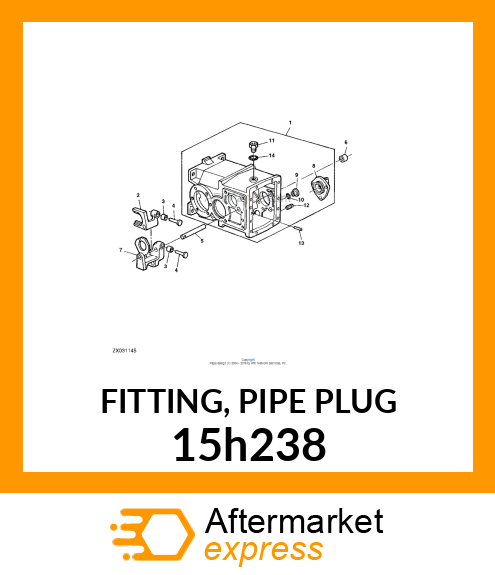 FITTING, PIPE PLUG 15h238