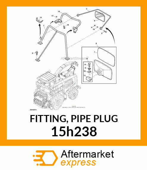 FITTING, PIPE PLUG 15h238