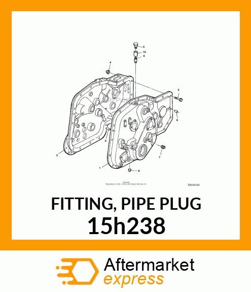 FITTING, PIPE PLUG 15h238