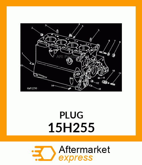 FITTING, PIPE PLUG 15H255