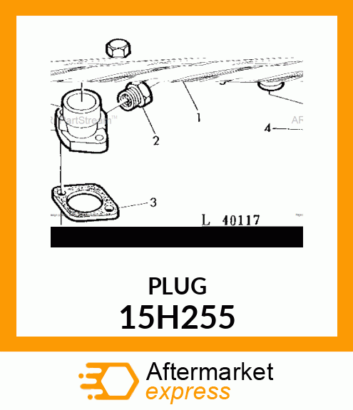 FITTING, PIPE PLUG 15H255