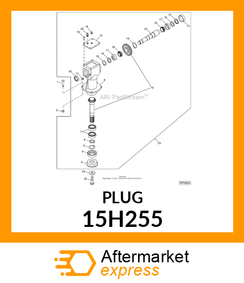 FITTING, PIPE PLUG 15H255