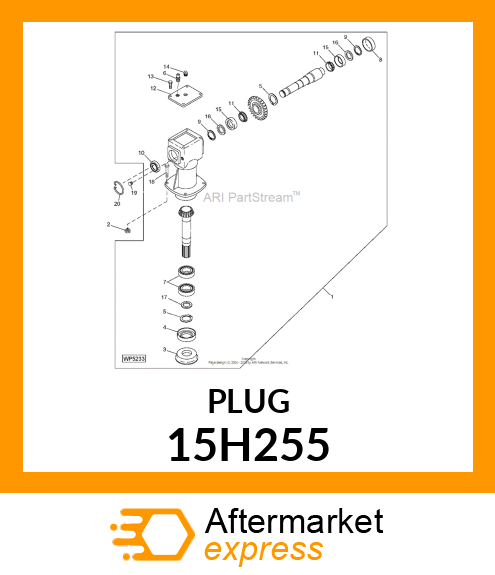 FITTING, PIPE PLUG 15H255