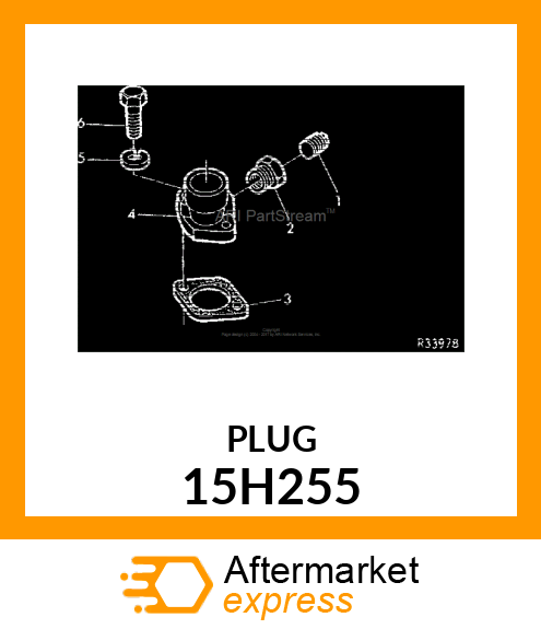 FITTING, PIPE PLUG 15H255