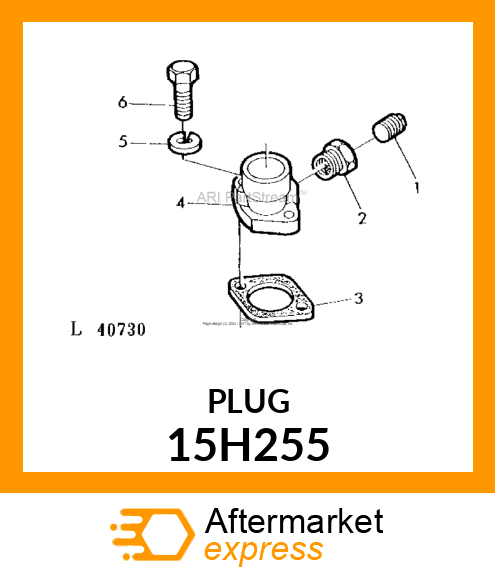 FITTING, PIPE PLUG 15H255