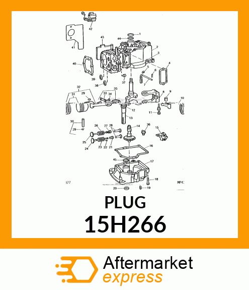 FITTING, PIPE PLUG 15H266