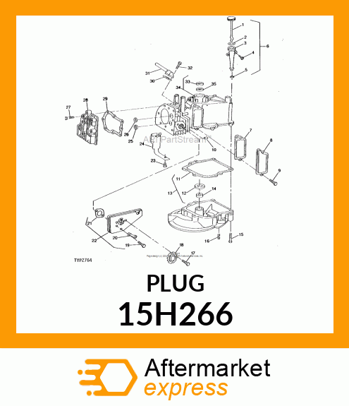 FITTING, PIPE PLUG 15H266