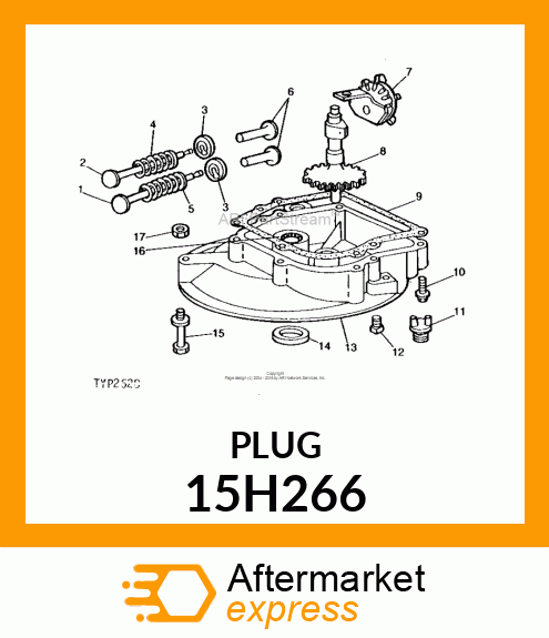 FITTING, PIPE PLUG 15H266