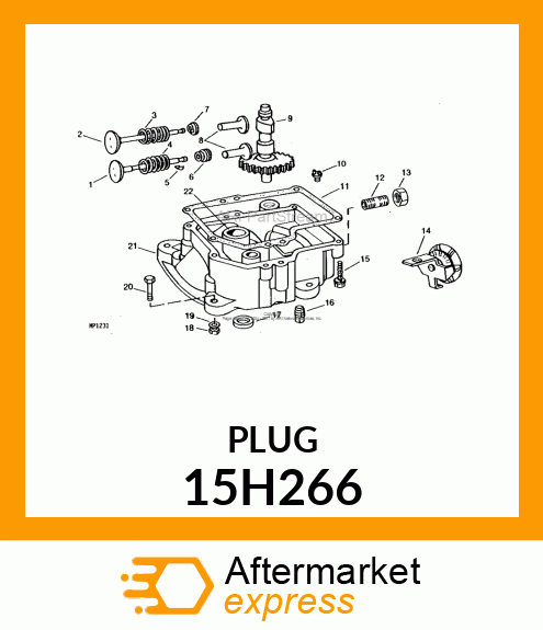 FITTING, PIPE PLUG 15H266