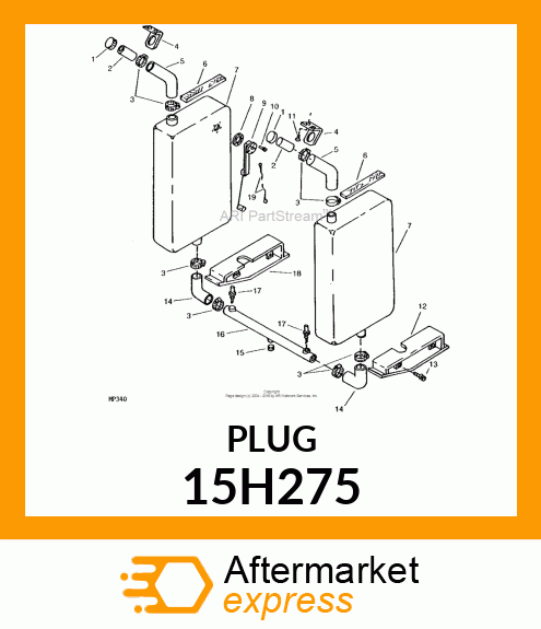 FITTING, PIPE PLUG 15H275