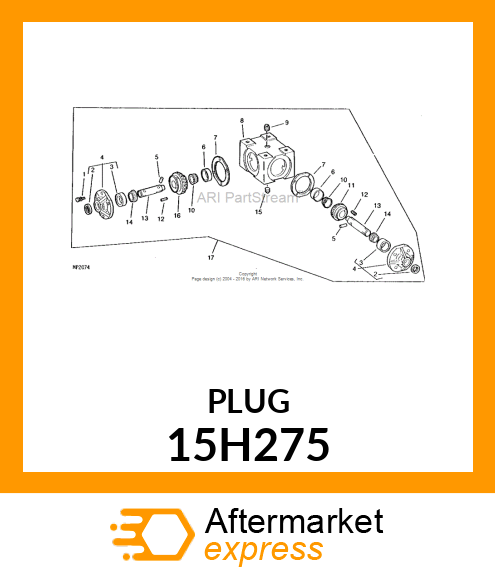 FITTING, PIPE PLUG 15H275