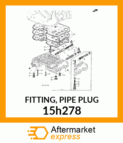 FITTING, PIPE PLUG 15h278