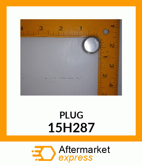 FITTING, PIPE PLUG 15H287