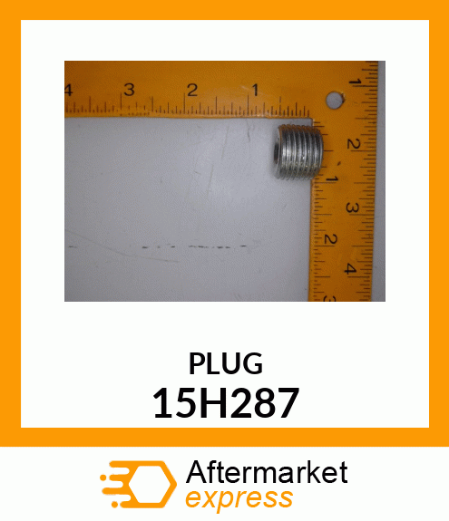 FITTING, PIPE PLUG 15H287