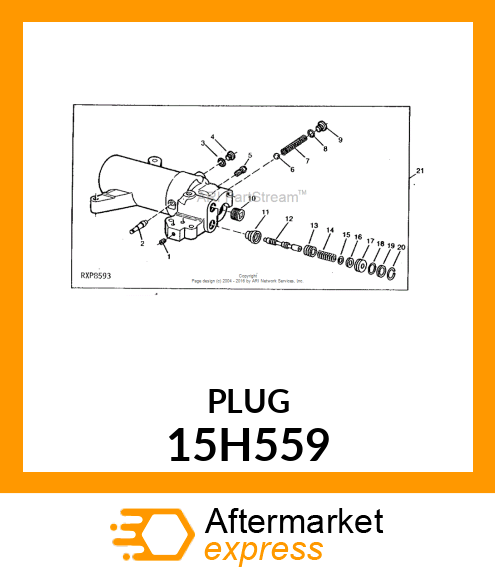 FITTING, PIPE PLUG 15H559