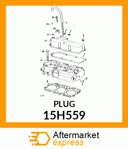 FITTING, PIPE PLUG 15H559