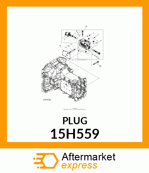 FITTING, PIPE PLUG 15H559