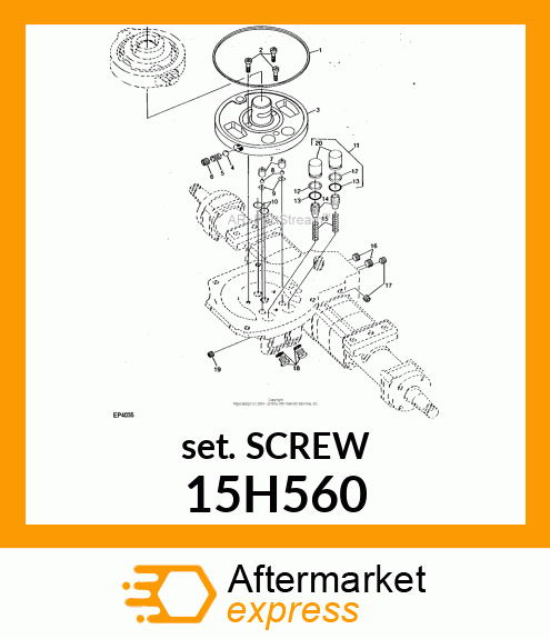 FITTING, PIPE PLUG 15H560