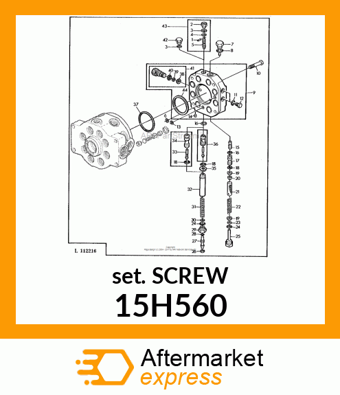 FITTING, PIPE PLUG 15H560