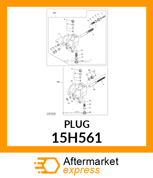 FITTING, PIPE PLUG 15H561