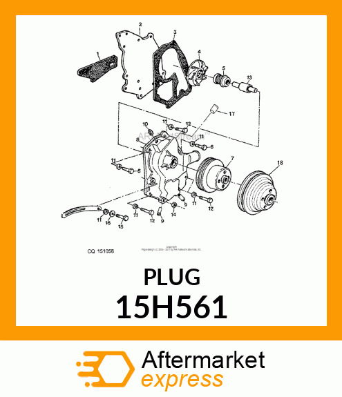 FITTING, PIPE PLUG 15H561