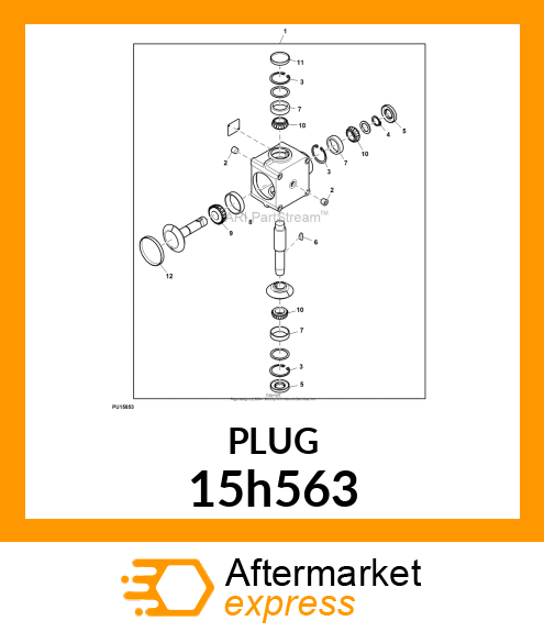 FITTING, PIPE PLUG 15h563