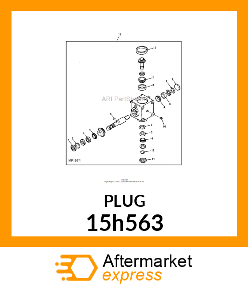 FITTING, PIPE PLUG 15h563