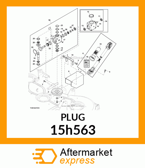 FITTING, PIPE PLUG 15h563