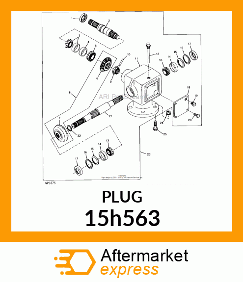 FITTING, PIPE PLUG 15h563