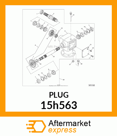 FITTING, PIPE PLUG 15h563