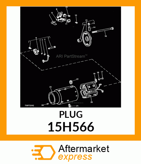 FITTING, PIPE PLUG 15H566