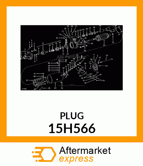 FITTING, PIPE PLUG 15H566