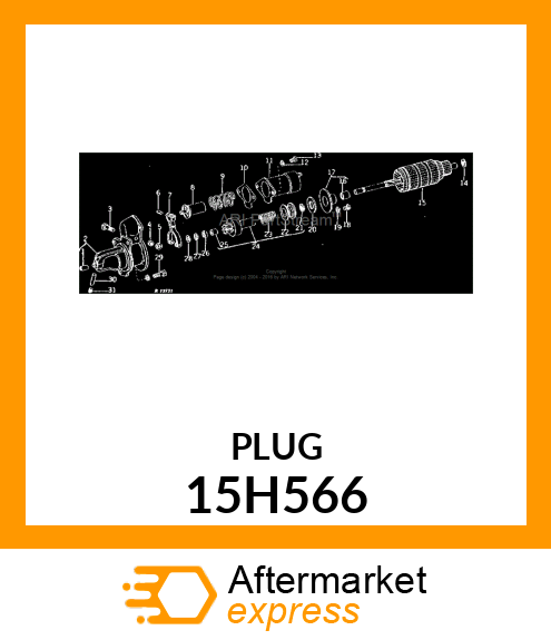 FITTING, PIPE PLUG 15H566