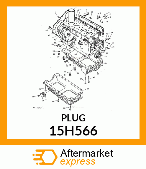 FITTING, PIPE PLUG 15H566