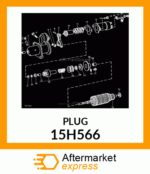 FITTING, PIPE PLUG 15H566