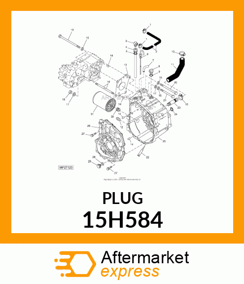 FITTING, PIPE PLUG 15H584