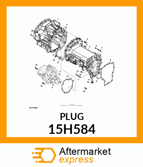 FITTING, PIPE PLUG 15H584