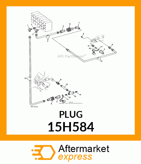 FITTING, PIPE PLUG 15H584